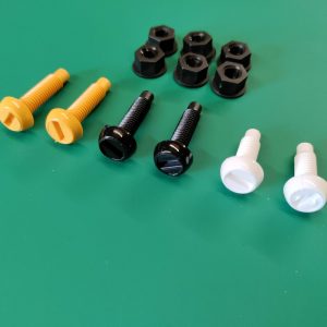 NUMBER PLATE SCREW KIT - PLASTIC