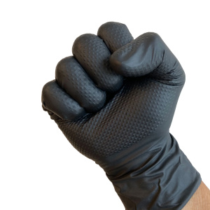 PREMIUM NITRILE GLOVES - BLACK