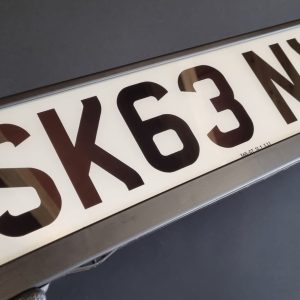 NUMBER PLATE HOLDER - BLACK